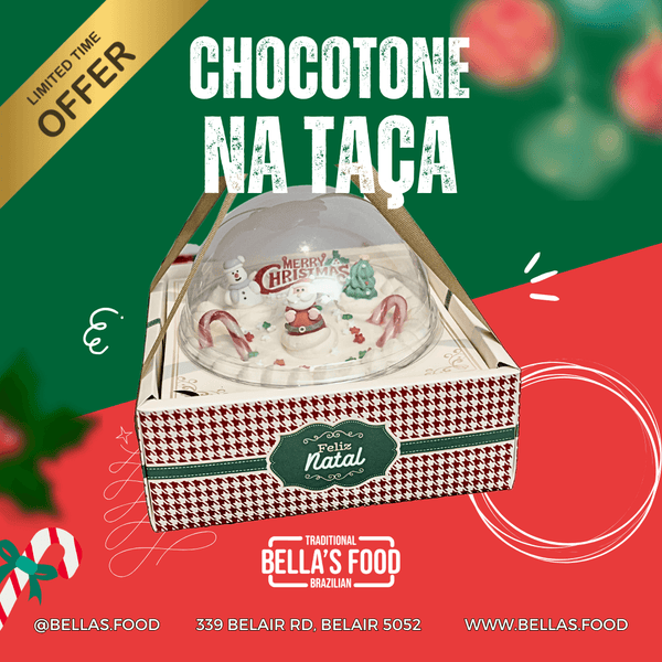 Chocotone na taça